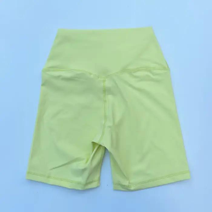 Short de sport taille haute pour femmes, short de Yoga, coupe cintrée, levage des fesses, course à p