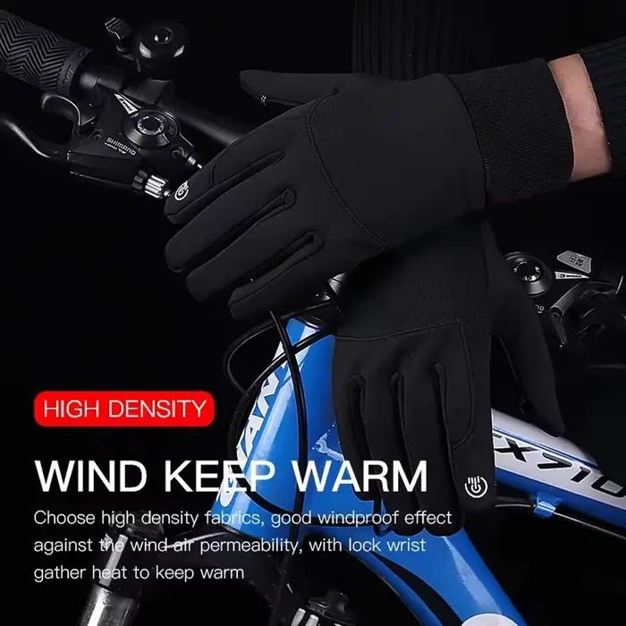 Automne hiver gants de cyclisme en plein air salle de sport Fitness sport course chaud écran tactile