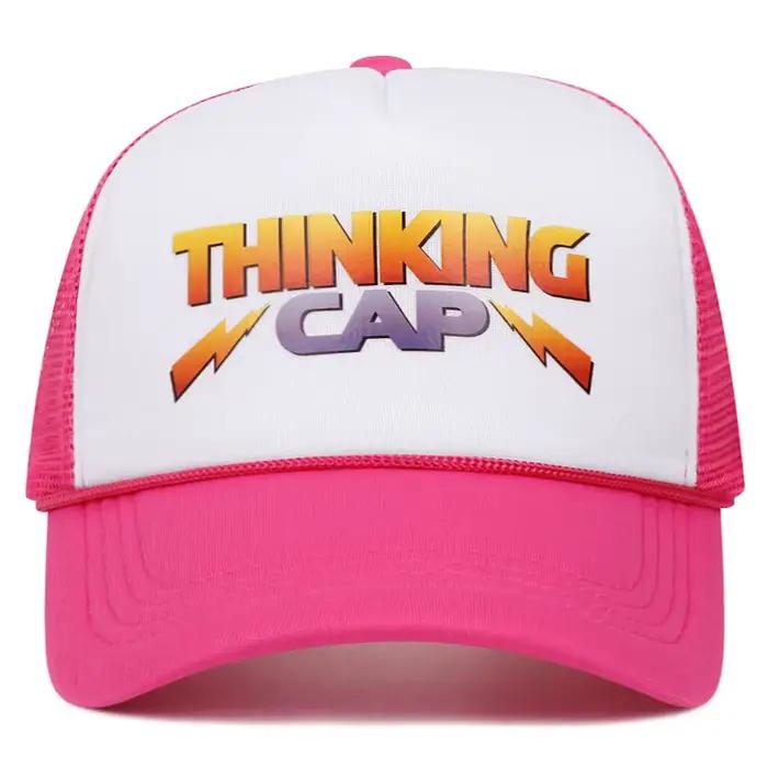 Casquette de baseball en maille respirante pour femmes et hommes, casquette de baseball brodée en ép