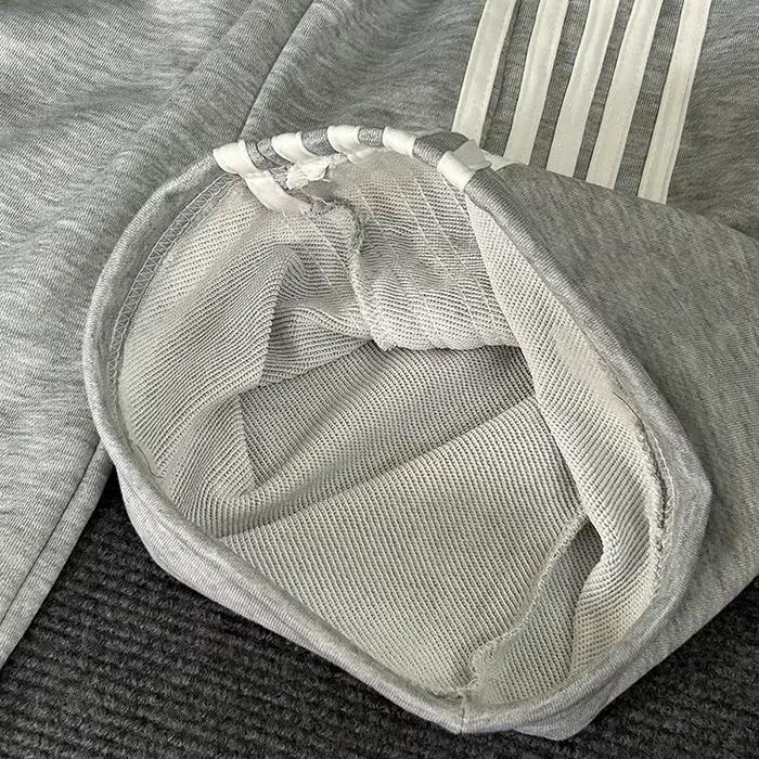 Pantalon décontracté à Double taille à carreaux pour femmes, ample, mode de rue, avec lettres brodée