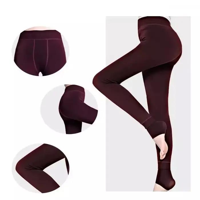 Leggings d'hiver chauds S-5XL grande taille femmes pantalons en velours chaud Leggins taille haute L