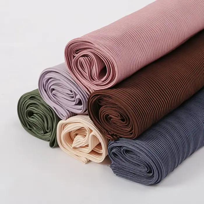 Écharpe carrée plissée solide pour femmes, hijab musulman, écharpe injsauna en satin, enveloppes isl
