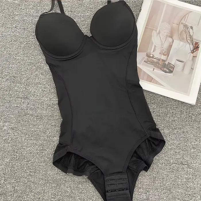 Body sculptant pour femme avec soutien-gorge intégré, amincissant et gainant pour le contrôle du ven