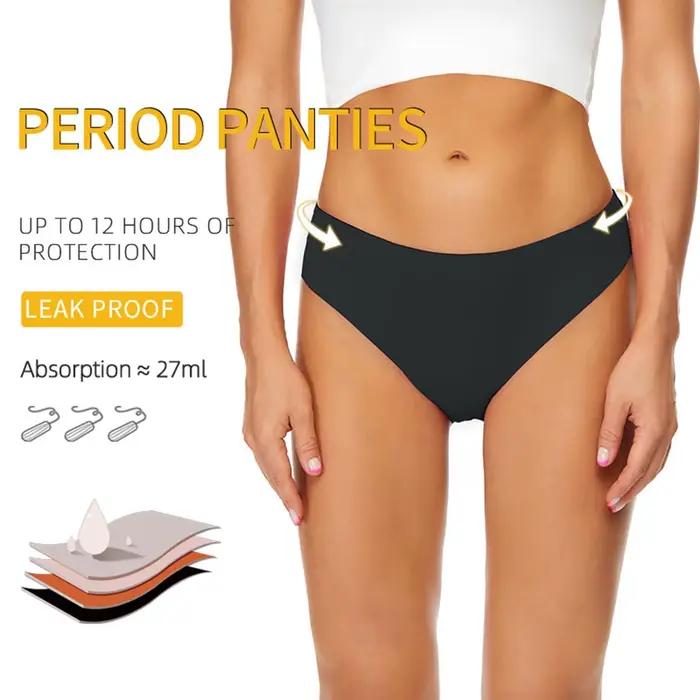 Maillot de bain menstruel étanche pour femme, bikini, pantalon absorbant astronomique, taille haute,