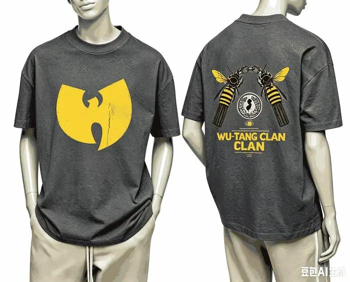 T-shirt Wu-Tang Clan pour les fans, cadeau pour hommes et femmes, style Harajuku, surdimensionné, un