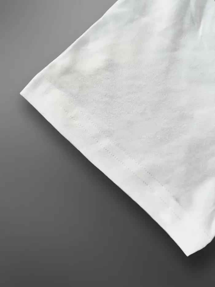 Je vous pouvez aider lettre motif col rond femmes T-shirt à manches courtes mode impression chemise
