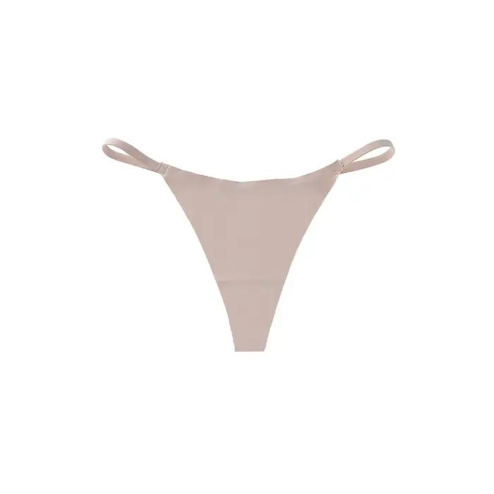 Culotte sans couture pour femme, slip sexy ultra fin, sous-vêtement taille basse, lingerie douce, co