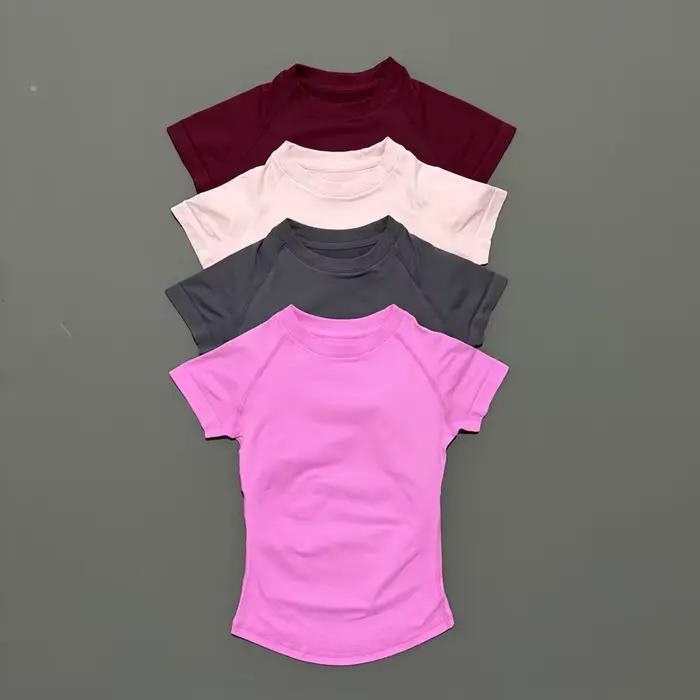 HISTELLO – haut de sport à manches courtes pour femmes, vêtements de sport, de yoga, de fitness, de