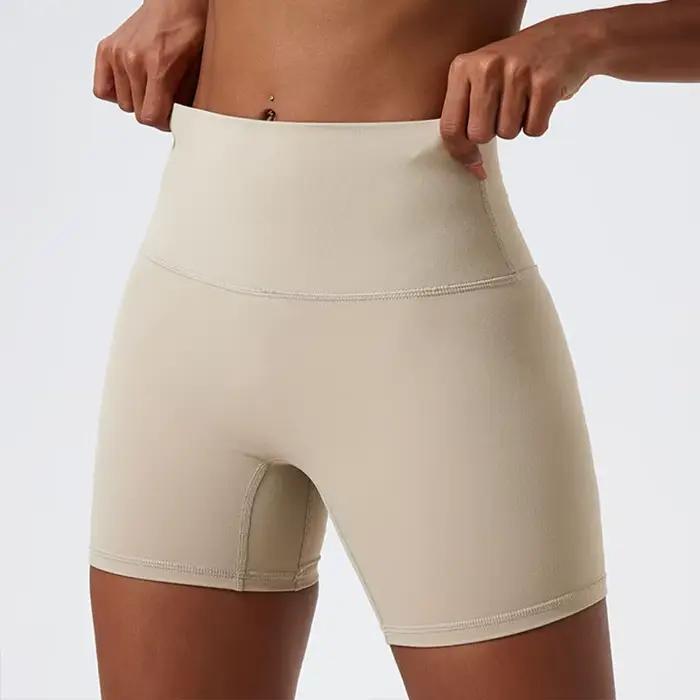 Vêtements de yoga en tissu super doux pour l'été, shorts de sport push-up pour femmes, leggings de s