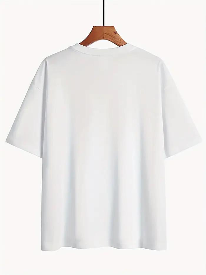 T-shirt manches courtes col rond femme, haut décontracté avec lettres de citron imprimées, Kawaii, S