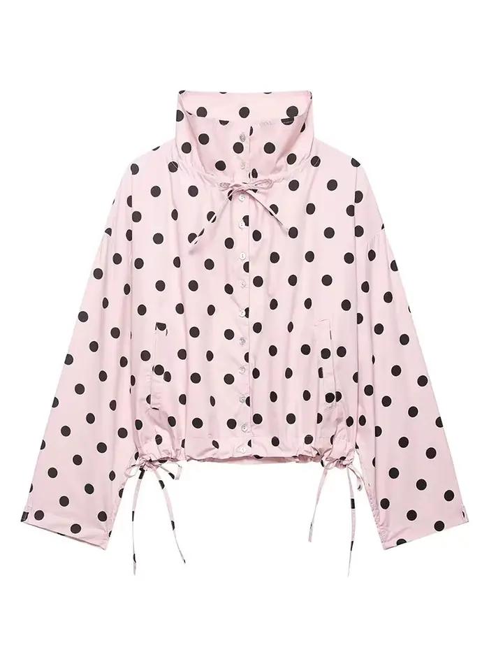 HH Manteaux décontractés à manches longues et col roulé pour femmes, nouvelle mode 2026, vestes rose