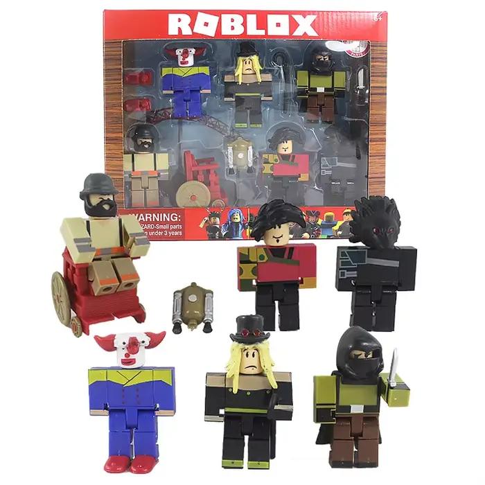 6 figurines Roblox sur le thème de la nuit du loup-garou, 2,5 pouces, poupées virtuelles de collecti