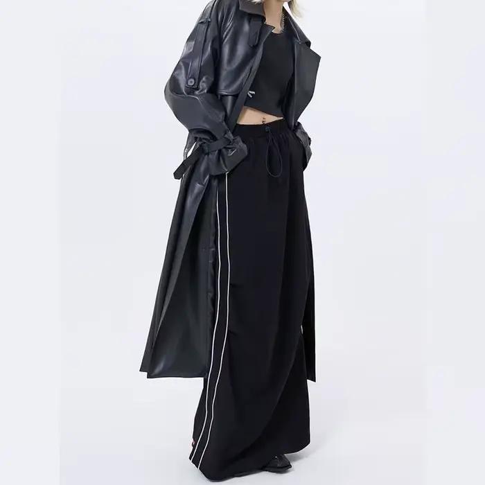 Jupes Maxi pour femmes, Harajuku Y2k, droites, Chic, assorties avec tout, taille basse, vêtements St