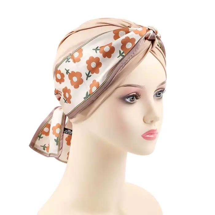 Bonnet turban extensible pour femme, bandeau de sauna, écharpe de sauna, bonnet féminin, casquettes,