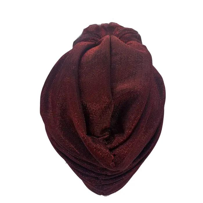 Bonnet turban français à volants pour femme, boucle frontale, bonnet enveloppant de sauna rétro, bon
