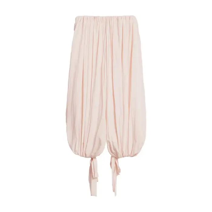 Pantalon Bloomer pour femme, jambes larges, taille nouée, ample, Streetwear, vêtements pour femmes, automne 2025