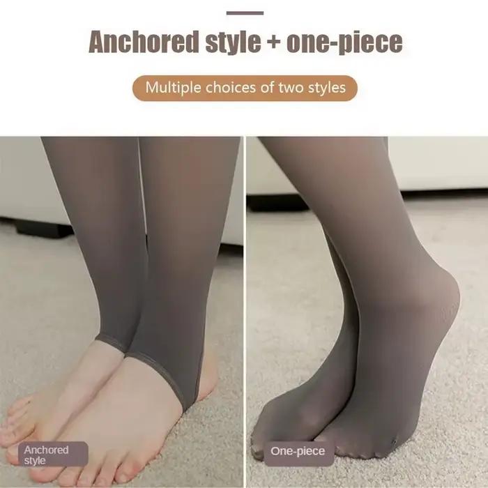 Collants doublés de sourire pour femmes, collants thermiques, leggings translucides sexy, taille haute, noir, chaud, hiver collant polaire femme collant femme collant chaud hiver femme collants thermi