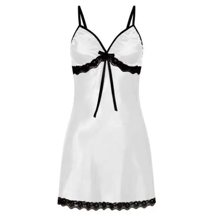 Chemise de nuit sexy pour femmes nuisette sexy vêtements de nuit grande taille dentelle florale femme lingerie bretelles chemise de nuit Robe nuisette été
