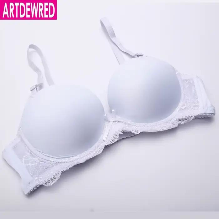 Femmes chaudes soutien-gorge Push Up soutien-gorge pour femmes Sexy couverture A B C tasse soutiens-gorge solide sans couture Bralette haut Lingerie ultra-mince femme sous-vêtements