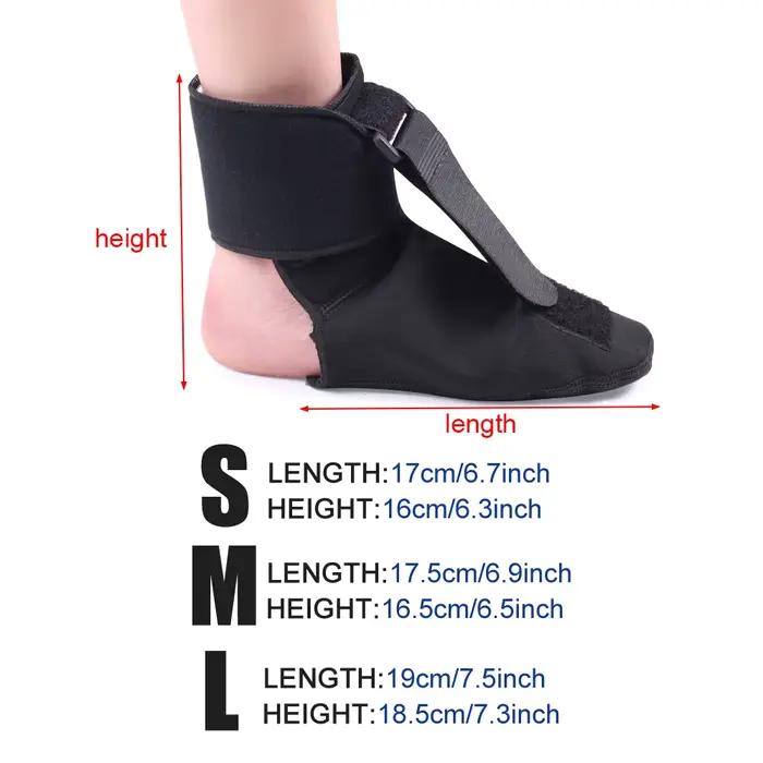 Chaussette d'attelle de nuit pour fasciite plantaire, attelle douce pour civière du Fascia plantaire, tendinite d'achille, soutien du sommeil, soulagement de la douleur des bottes