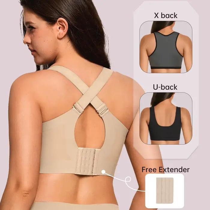 Soutien-gorge Grande Taille Ultra Doux et Sans Coutures - Couverture Complète, Maintien et Lifting, Lisse les Graisses du Dos, Anti-Affaissement, Sans Armatures