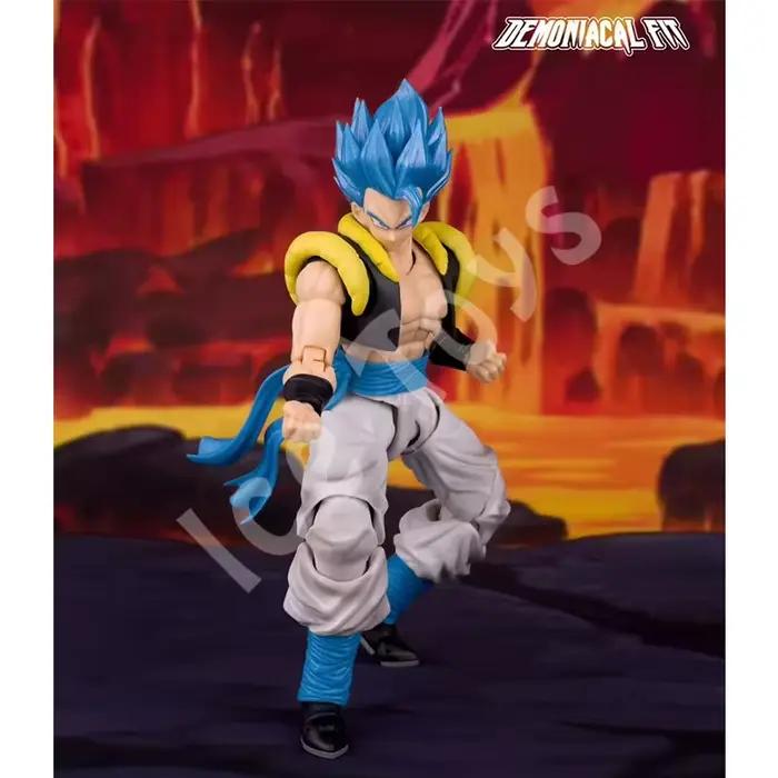 En stock Demoniacal Dragon Ball Zshf Gogeta Ssj Blue Dragon Ball Heroes Waltz Ultimate Dance Anime Model Action Figure Toy Gift