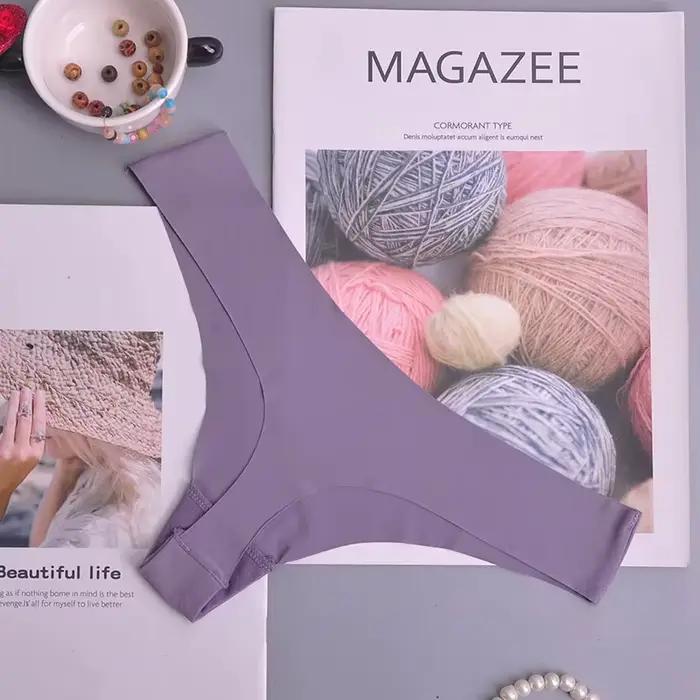 3 kusy dámské kalhotky ledové hedvábí s nízkým pasem
