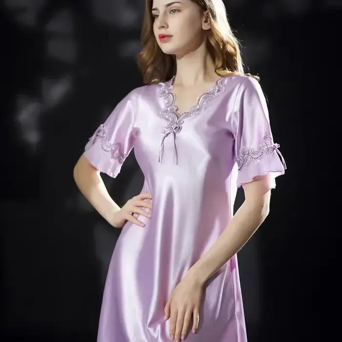 Chemise de nuit d'été pour femmes, vêtements de nuit pour femmes, chemise de nuit, lingerie sexy, vêtements d'intérieur pour femmes, nouvelle collection