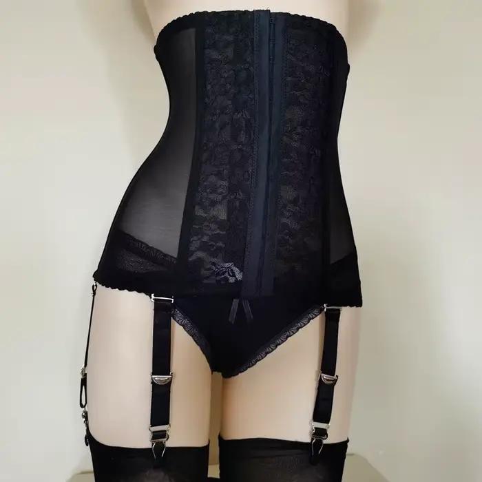 Porte-jarretelles Sexy pour femmes, taille haute, ceinture à bretelles, Lingerie exotique, jarretelles pour bas, collants