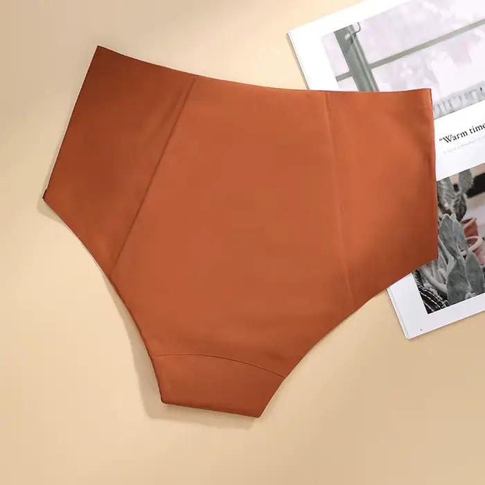 Speciální nabídka střední velikosti bezešvé menstruační kalhotky 4 vrstvy savé nepromokavé prodloužené