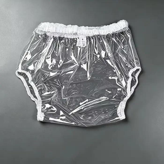 Culottes imperméables réutilisables en TPU pour adultes, hommes et femmes, couvre-culottes pour incontinence, culottes pour incontinence, douces et élastiques
