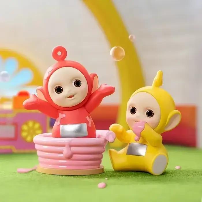 POP MART Teletubbies série compagnon boîte aveugle devinez sac boîte mystère jouets poupée mignon Anime Figure ornements cadeau