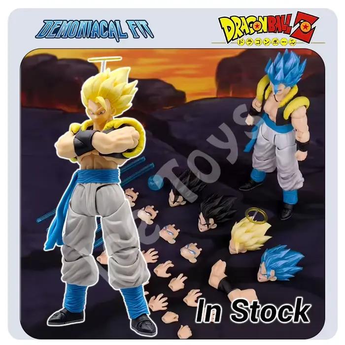 En stock Demoniacal Dragon Ball Zshf Gogeta Ssj Blue Dragon Ball Heroes Waltz Ultimate Dance Anime Model Action Figure Toy Gift