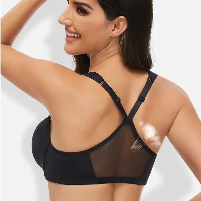 Nouvelle dentelle transparente sexy soutiens-gorge pour femmes ultra mince devant fermé grande taille soutien-gorge dos nageur B C D E F G tasses 34 36 38 40 42 44 46 48