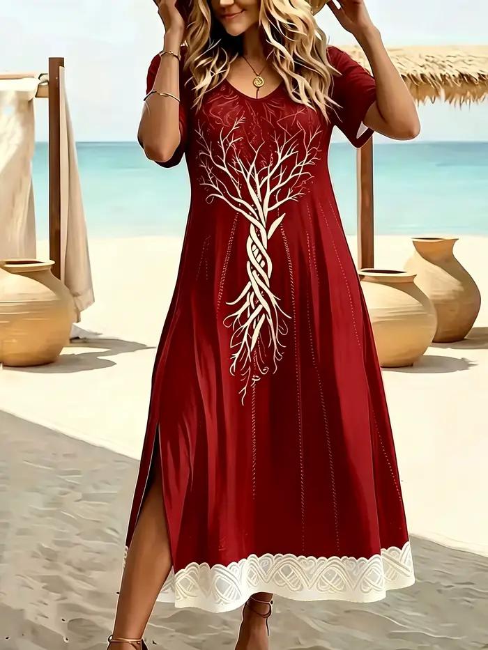 Elegantní letní šaty pro větší velikosti