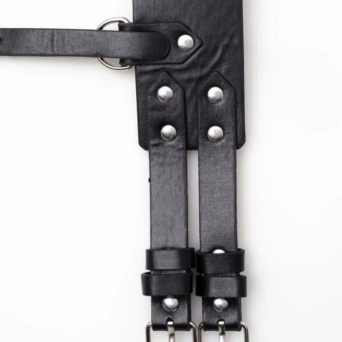 Punk Taille Harnais Corset en cuir SFP pour femme, ceinture réglable, accessoires vestisens, environnement, mode, punk