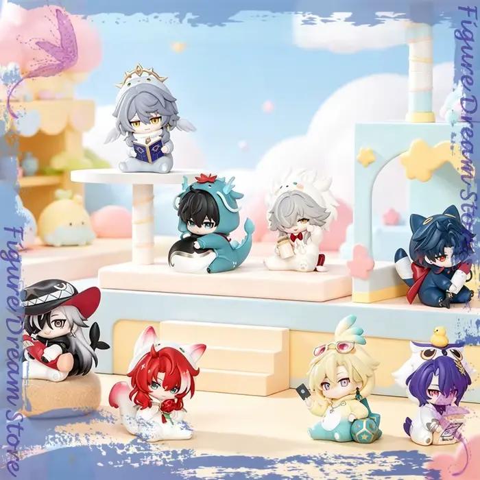 Honkai Star Rail Série Dortoir Garçons Figurine Chibi Boîte Mystère Sunday Produit Officiel Figurine Mignonne à Collectionner Ornement de Bureau