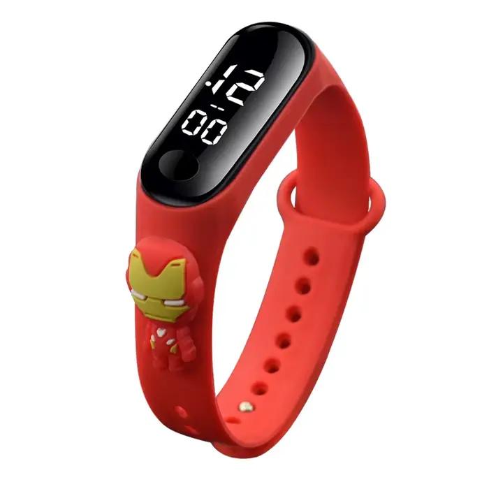 3D dessin animé Spiderman enfants montres pour enfants sport Bracelet étanche hommes garçons montre LED étudiant horloge Relógio Infantil