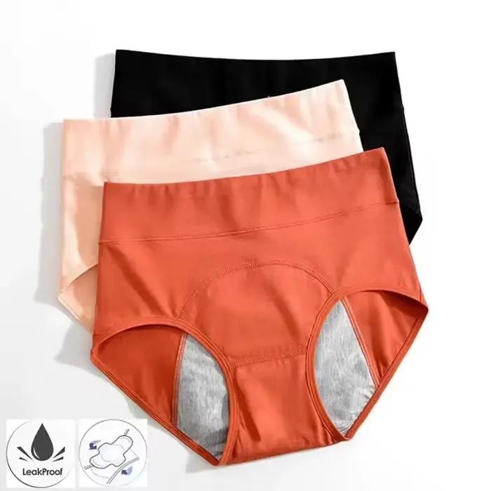 Culottes menstruelles en coton pour femmes haute protection anti-fuite grandes occasions discretes