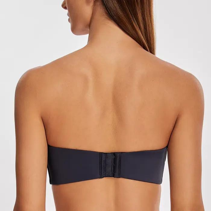 MELENECA – soutien-gorge multidirectionnel sans bretelles pour femmes, pour plus gros seins, à armatures, sans doublure, effet minimiseur sans couture