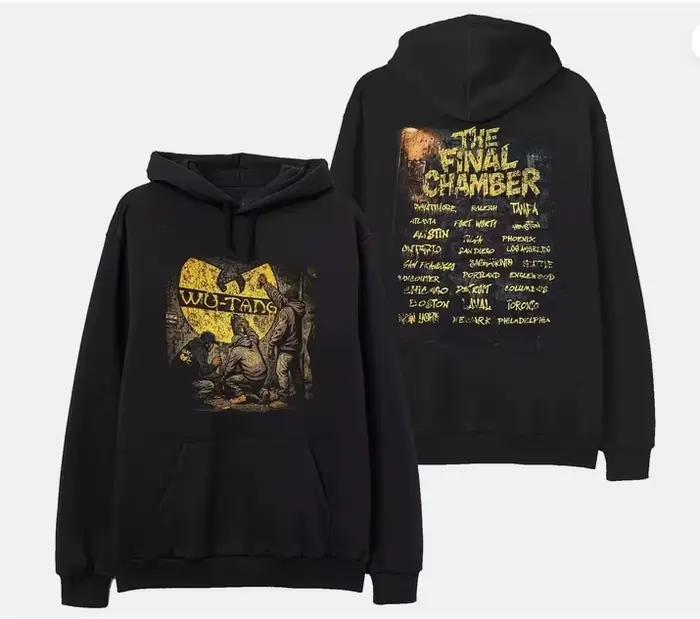 Sweat à capuche Wu-Tang Clan The Final Chamber Tour, toutes tailles, impression graphique, style unisexe haut de gamme, pour hommes et femmes