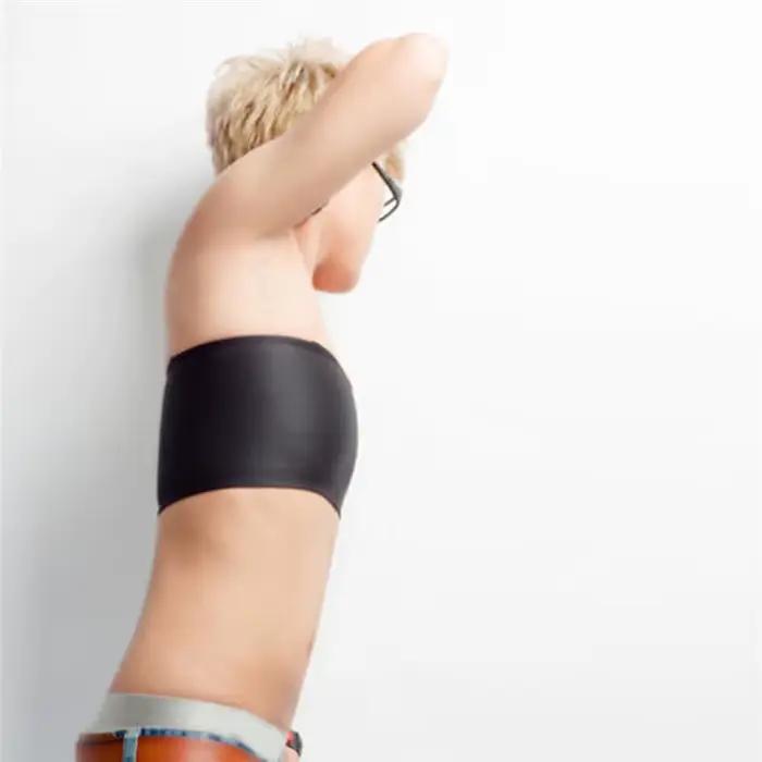 Tomboy-Soutien-Gorge Intime Crop Les Lesbiennes Slim Chest Breast Binder, Précieux Top Undershirt, Boob Tube Top, Banrib Strapless