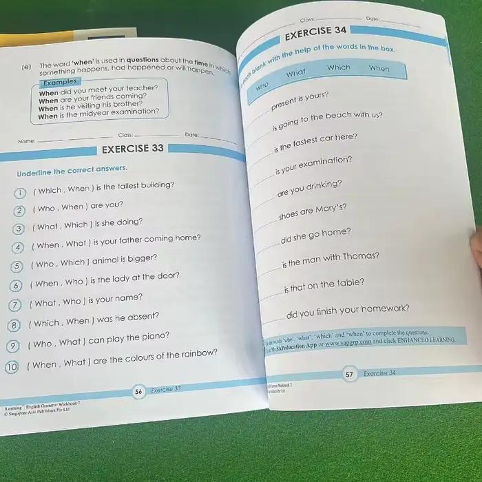 6 livres/ensemble 1-6st apprentissage de l'anglais de singapour grammaire de qualité SAP cahier d'exercices Geniebook école primaire 8-12 ans devoirs pour étudiants