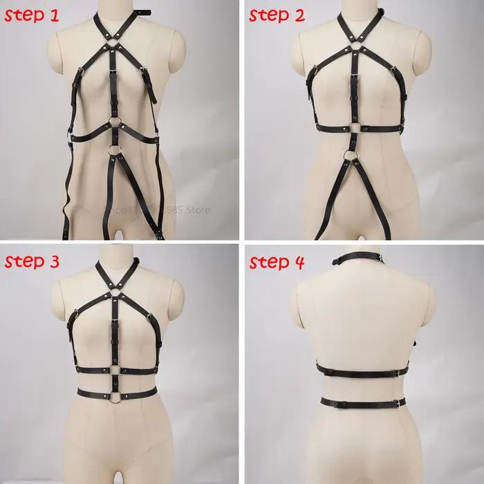 Trendy punk bondage pásek pro ženy