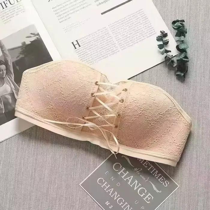 Soutien-gorge push up en dentelle pour femmes et filles, lingerie sexy, brassière confortable, sans anneaux en acier, mode féminine
