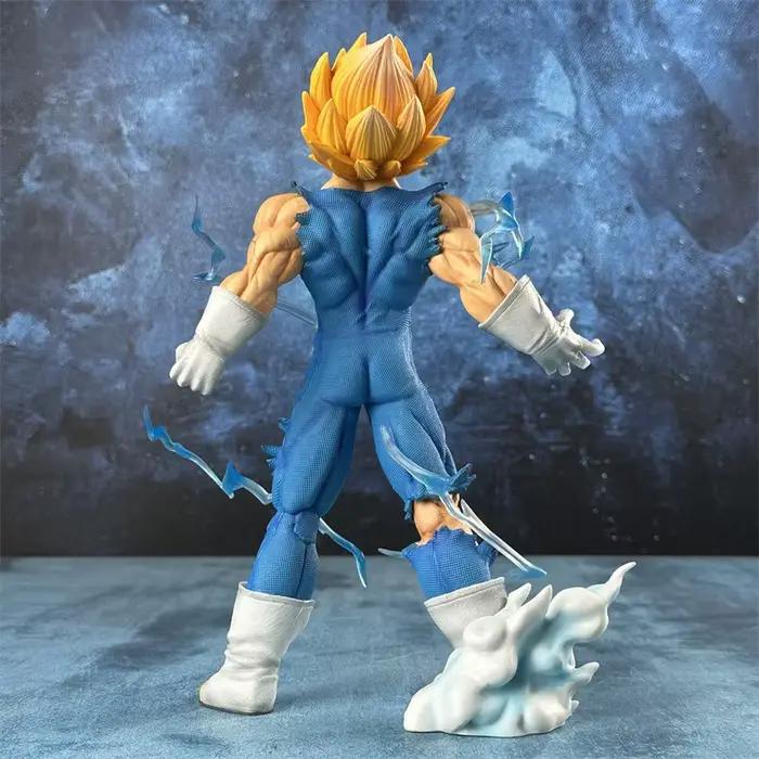 Figurine de Dessin Animé Dragon Ball Z, Majin Vegeta, 27cm, Super Saisuperb, Statue en PVC, Modèle de Jouets, Cadeau