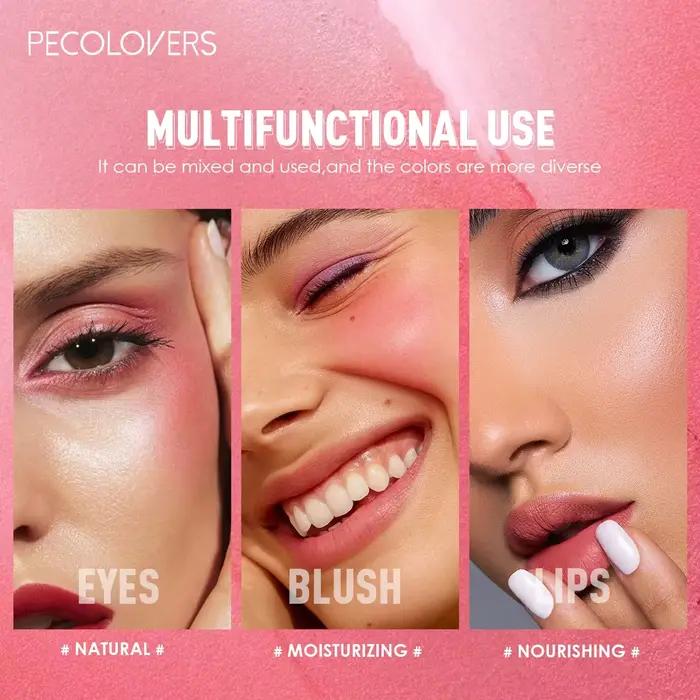 Fard à joues Rose Orange durable, brume douce, Contour des joues, Monochrome, rendu des couleurs élevé, éclaircissant, Beige clair