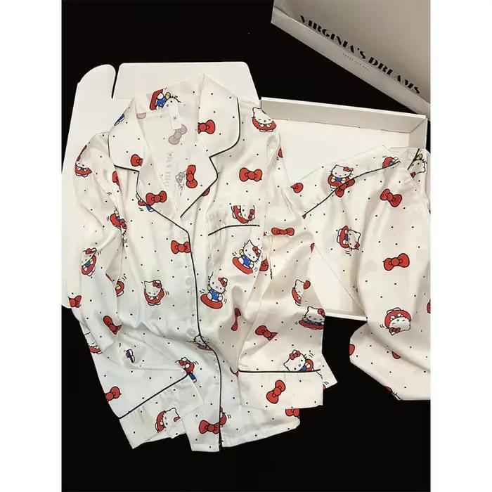 Kawaii Hello Kitty pyžamový set