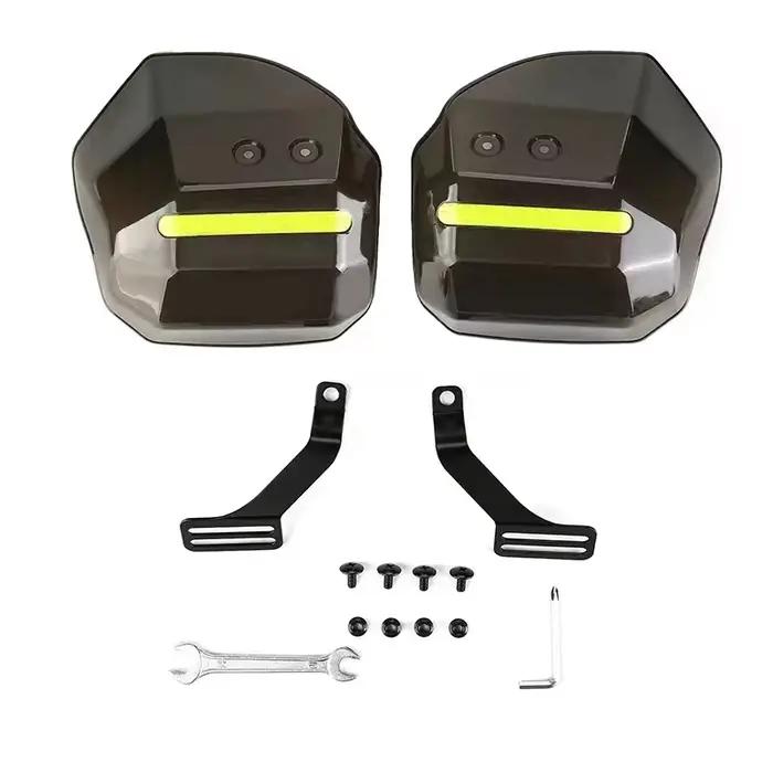 Protection des mains facile à installer et à démonter pour scooter moto ATV avec bande réfléchissante de nuit protection contre la pluie et le soleil