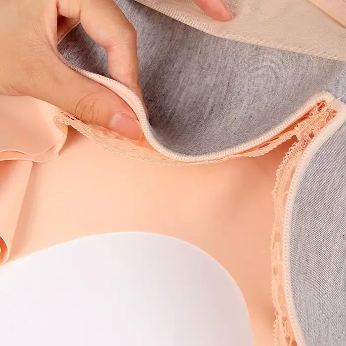Soutien-gorge sans bretelles Sexy femmes grande taille 5XL 6XL 7XL soutiens-gorge en dentelle pour femmes grande taille gilet soutien-gorge mince brassière pleine tasse sans couture Bralette